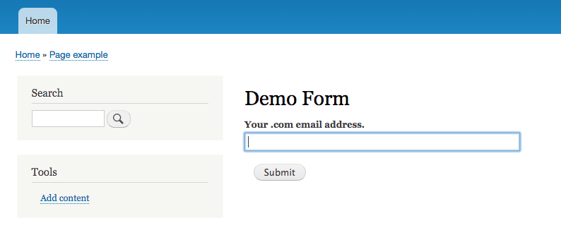 Drupal Form